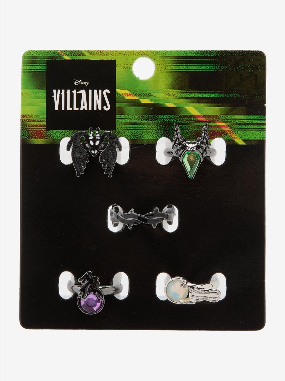 Disney Villains Maleficent Ring‎ Set Hot Topic